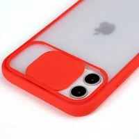 Чехол Camshield mate TPU со шторкой для камеры для Apple iPhone 12 mini (5.4") Красный