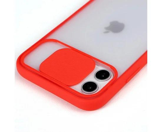 Чехол Camshield mate TPU со шторкой для камеры для Apple iPhone 12 mini (5.4") Красный