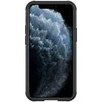 Карбонова накладка Nillkin Camshield (шторка на камеру) для Apple iPhone 12 mini (5.4 ") Чорний / Black