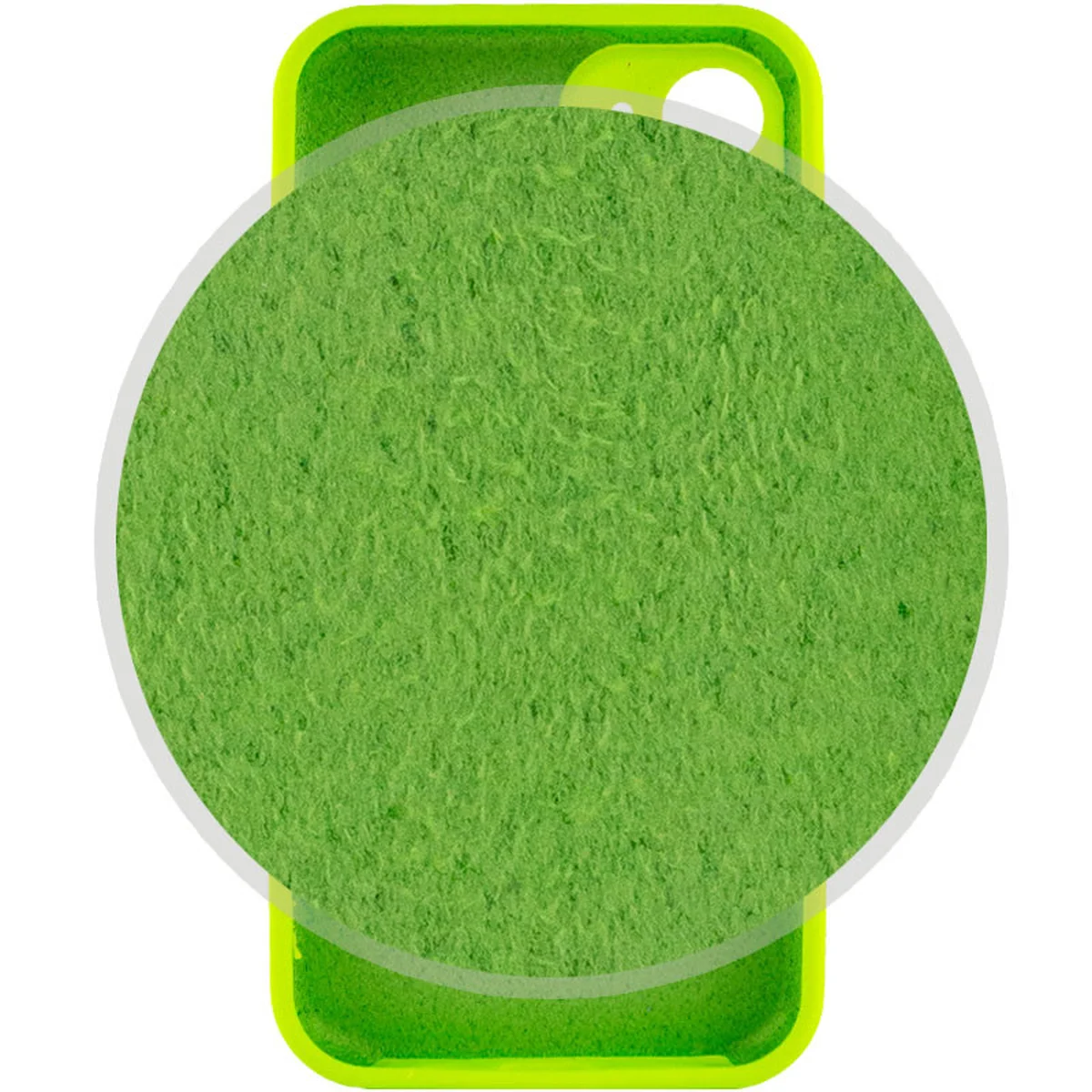 Чехол Silicone Case Full Camera Protective (AA) для Apple iPhone 12 mini (5.4") Салатовый / Neon green