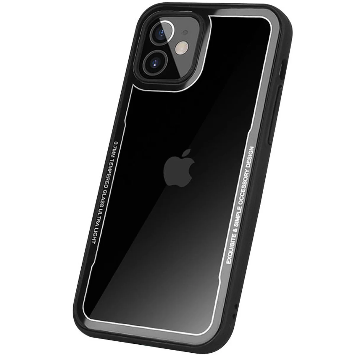 TPU+PC чехол G-Case Shock Crystal для Apple iPhone 12 mini (5.4") Черный