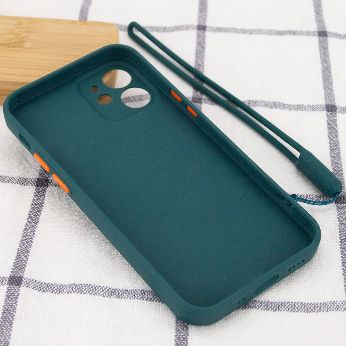 Чехол TPU Square Full Camera для Apple iPhone 12 mini (5.4") Зеленый