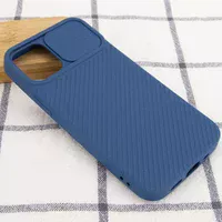 Чохол Camshield Square TPU зі шторкою для камери для Apple iPhone 12 mini (5.4 ") Синій
