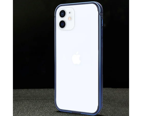 Metal + PC Бампер G-Case The Grand Series для Apple iPhone 12 mini (5.4 ") Синій