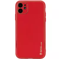 Кожаный чехол Xshield для Apple iPhone 12 mini (5.4") Красный / Red