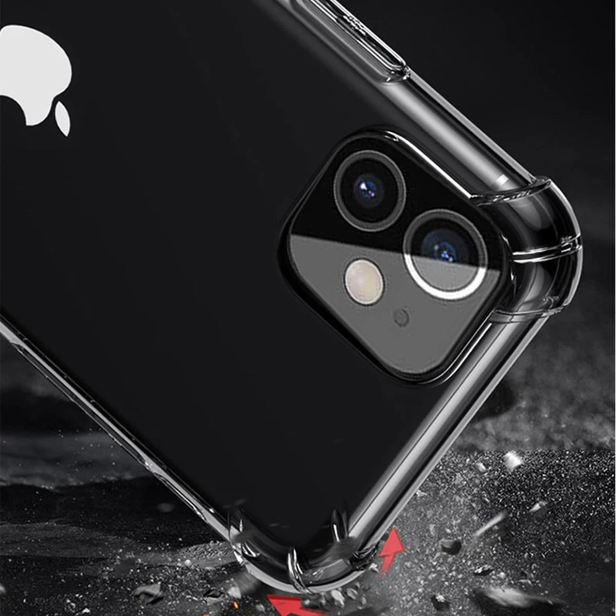 TPU чехол G-Case Lcy Resistant для Apple iPhone 12 mini (5.4") Прозрачный