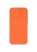 Чехол Camshield Square TPU со шторкой для камеры для Apple iPhone 12 mini (5.4") Оранжевый
