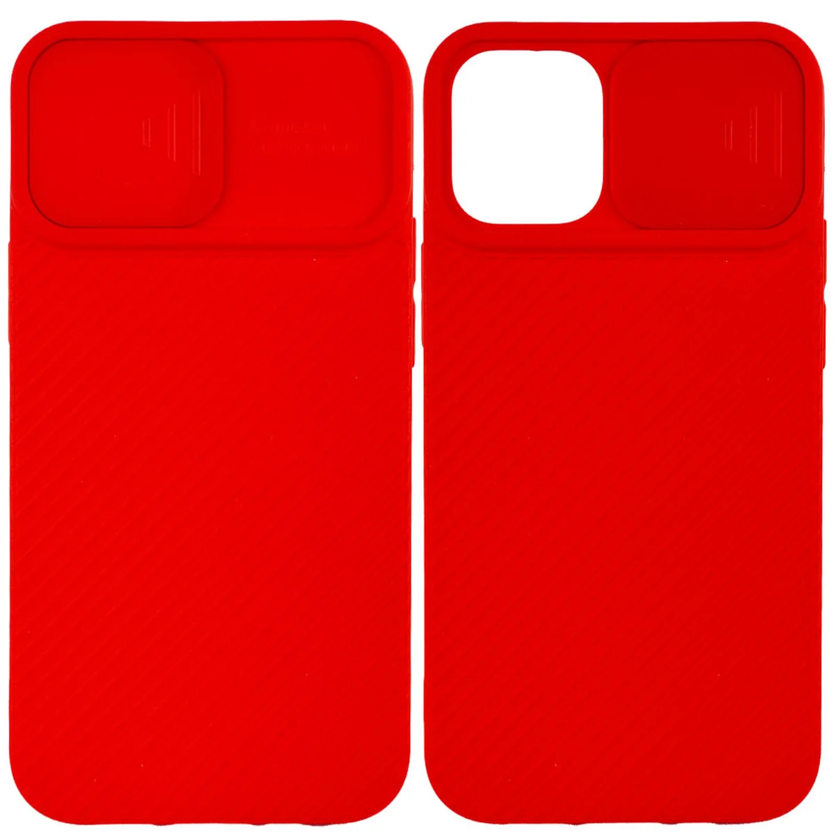 Чехол Camshield Square TPU со шторкой для камеры для Apple iPhone 12 mini (5.4") Красный