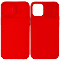 Чехол Camshield Square TPU со шторкой для камеры для Apple iPhone 12 mini (5.4") Красный
