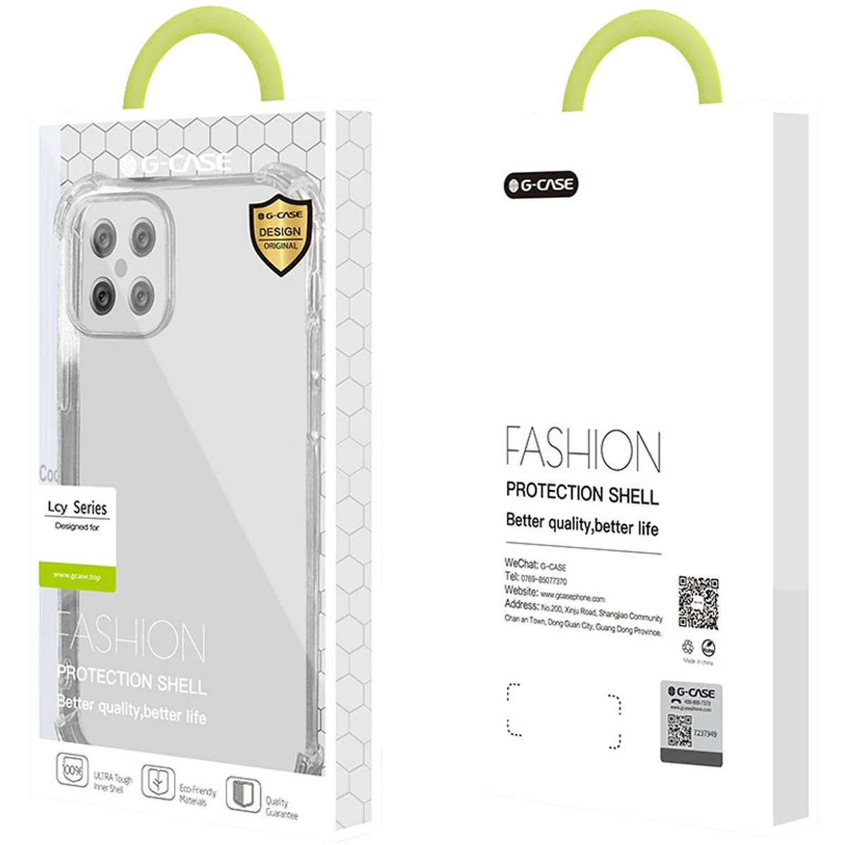 TPU чехол G-Case Lcy Resistant для Apple iPhone 12 mini (5.4") Прозрачный