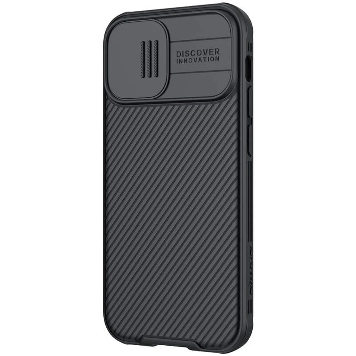 Карбоновая накладка Nillkin CamShield Pro Magnetic для Apple iPhone 12 mini (5.4") Черный