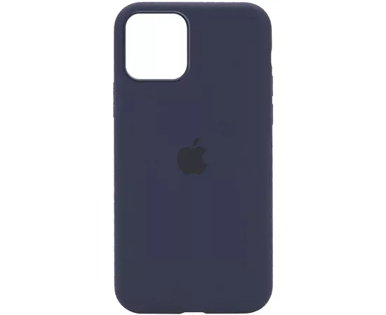 Чехол Silicone Case Full Protective (AA) для Apple iPhone 12 mini (5.4") Темный Синий / Midnight Blue