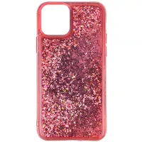 TPU+PC чехол Sparkle (glitter) для Apple iPhone 12 mini (5.4") Красный