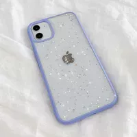 TPU+PC чехол Shiny Stars для Apple iPhone 12 mini (5.4") Сиреневый