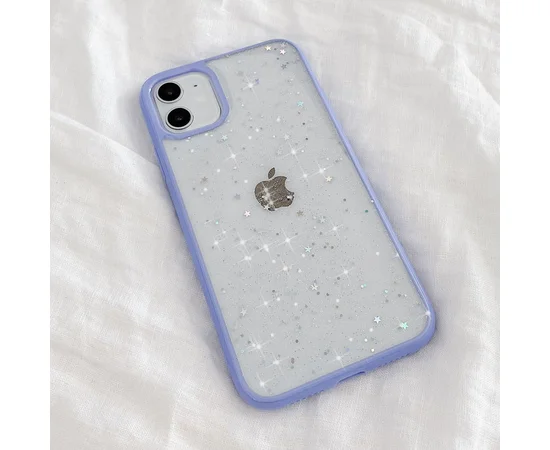 TPU+PC чехол Shiny Stars для Apple iPhone 12 mini (5.4") Сиреневый