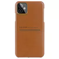 Шкіряна накладка G-Case Cardcool Series для Apple iPhone 12 mini (5.4 ") Коричневий