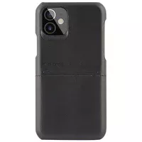 Кожаная накладка G-Case Cardcool Series для Apple iPhone 12 mini (5.4") Черный
