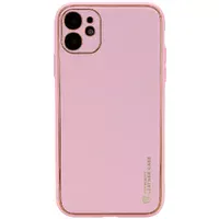 Кожаный чехол Xshield для Apple iPhone 12 mini (5.4") Розовый / Pink