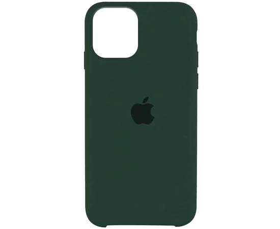 Чехол Silicone Case (AA) для Apple iPhone 12 mini (5.4") Зеленый / Dark green