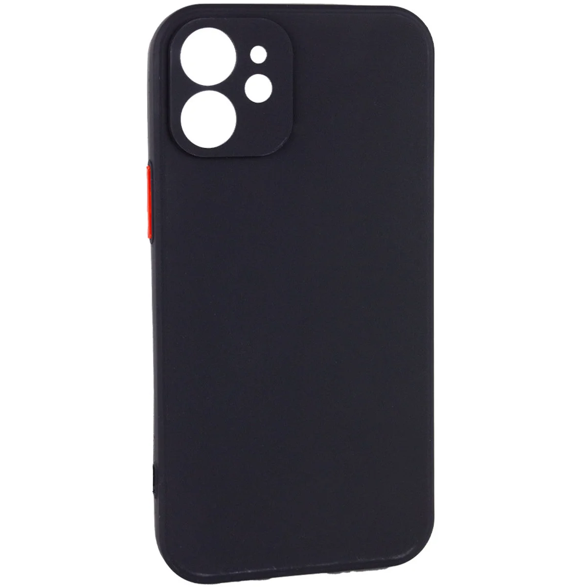 Чехол TPU Square Full Camera для Apple iPhone 12 mini (5.4") Черный