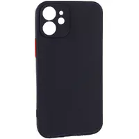 Чехол TPU Square Full Camera для Apple iPhone 12 mini (5.4") Черный