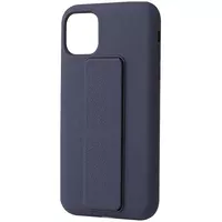 Чехол Silicone Case Hand Holder для Apple iPhone 12 mini (5.4") Темно-синий / Midnight blue