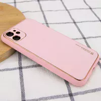 Кожаный чехол Xshield для Apple iPhone 12 mini (5.4") Розовый / Pink