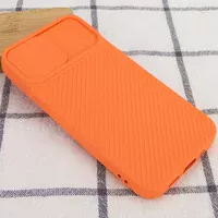 Чехол Camshield Square TPU со шторкой для камеры для Apple iPhone 12 mini (5.4") Оранжевый