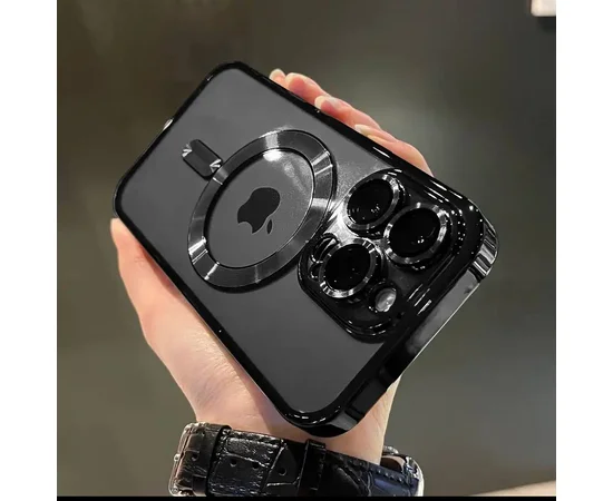 Силиконовый чехол "Black Soft"  Case with MagSafe для iPhone 13 Pro Черный