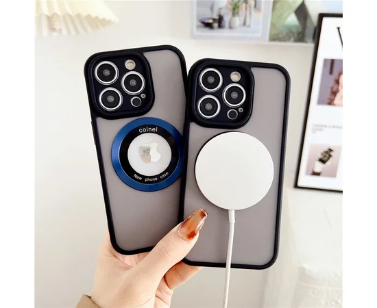 Чехол TPU+PC "Armor Matte Ring" Case with MagSafe для iPhone 12 Pro Max Gold