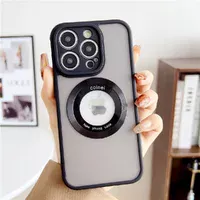 Чохол TPU+PC "Armor Matte Ring" Case with MagSafe для iPhone 11 Pro Max Black