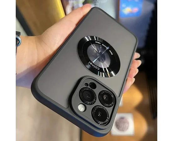 Чехол TPU+PC "Armor Matte Ring" Case with MagSafe для iPhone 11 Pro Max Black