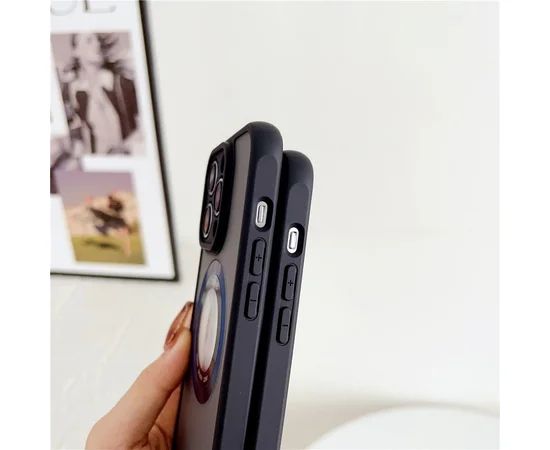 Чехол TPU+PC "Armor Matte Ring" Case with MagSafe для iPhone 13 Pro Max Gold