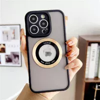 Чехол TPU+PC "Armor Matte Ring" Case with MagSafe для iPhone 12 Pro Max Gold