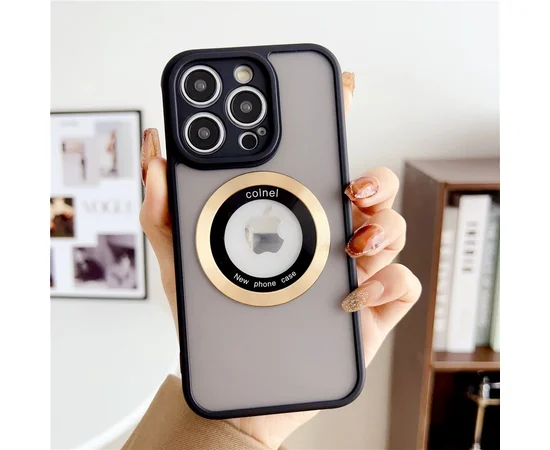 Чехол TPU+PC "Armor Matte Ring" Case with MagSafe для iPhone 13 Pro Max Gold