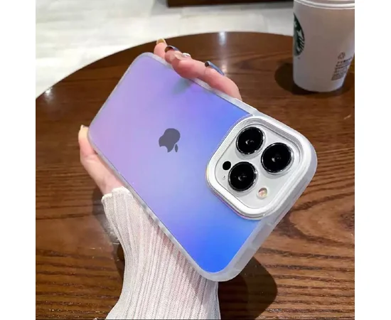 Силиконовый градиентный чехол "Laser Matte" Case для iPhone 11 Pro Белый