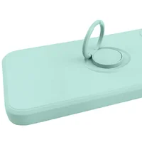 Чехол TPU Candy Ring Full Camera для Apple iPhone 12 Pro Max (6.7") Бирюзовый / Ice Blue