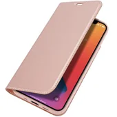 Чехол-книжка Dux Ducis с карманом для визиток для Apple iPhone 12 Pro Max (6.7") Rose Gold