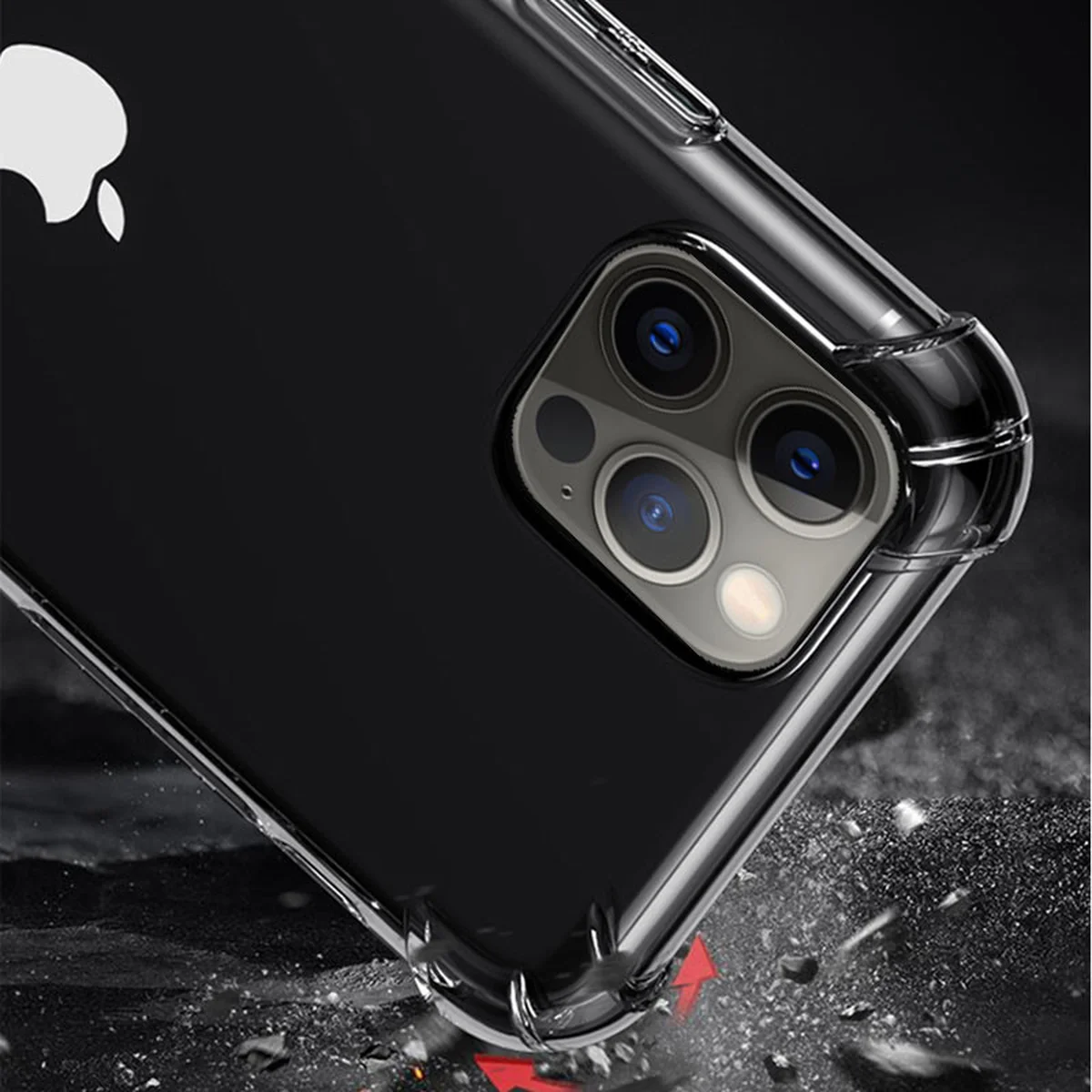 TPU чехол G-Case Lcy Resistant для Apple iPhone 12 Pro Max (6.7") Прозрачный