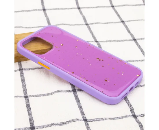 TPU чехол Confetti для Apple iPhone 12 Pro Max (6.7") Сиреневый