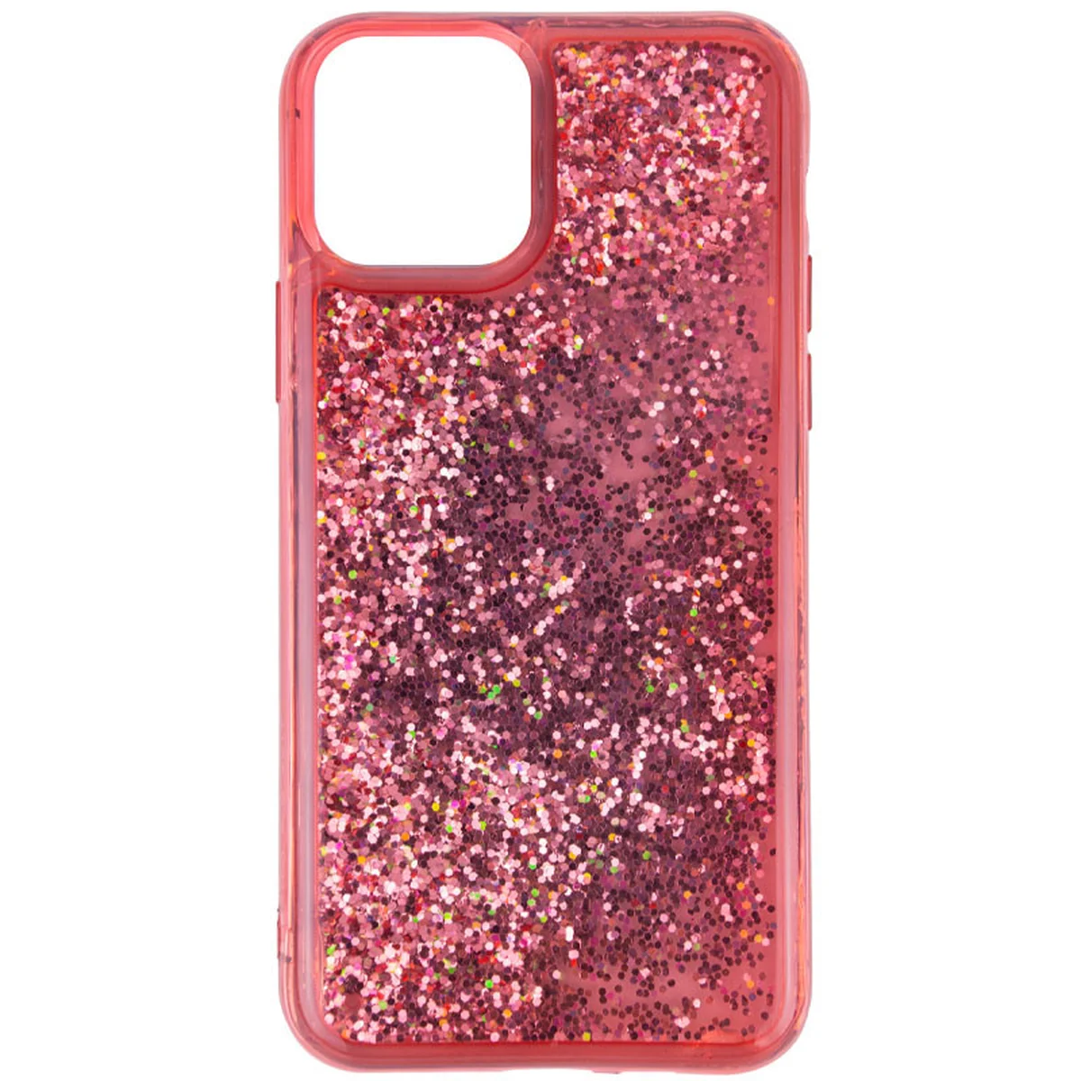 TPU+PC чехол Sparkle (glitter) для Apple iPhone 12 Pro Max (6.7") Красный