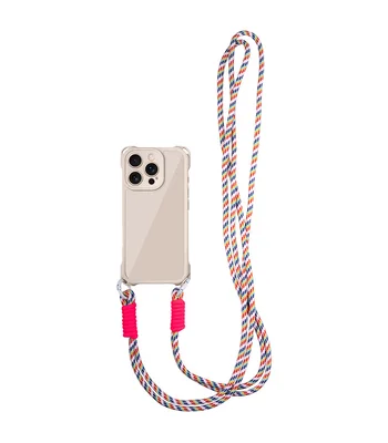 Чохол TPU CrossBody with straps для Apple iPhone 12 Pro Max (6.7") Antique White