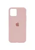 Чехол Silicone Case Full Protective (AA) для Apple iPhone 12 Pro Max (6.7") Розовый / Pink Sand