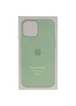 Чехол Silicone case (AAA) full with Magsafe and Animation для Apple iPhone 12 Pro Max (6.7") Зеленый / Pistachio