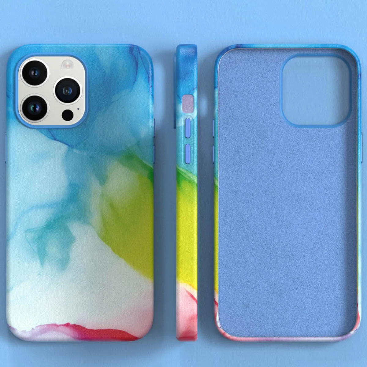 Шкіряний чохол Figura Series Case with MagSafe для Apple iPhone 12 Pro Max (6.7") Multicolor