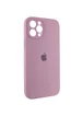 Чехол Silicone Case Full Camera Protective (AA) для Apple iPhone 12 Pro Max (6.7") Лиловый / Lilac Pride