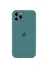 Чехол Silicone Case Full Camera Protective (AA) для Apple iPhone 12 Pro Max (6.7") Зеленый / Pine green