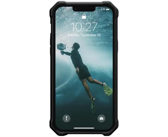 Чехол TPU UAG ESSENTIAL Armor with MagSafe для Apple iPhone 12 Pro Max (6.7") Черный