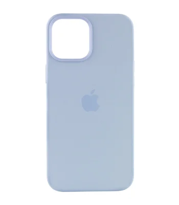 Чехол Silicone case (AAA) full with Magsafe and Animation для Apple iPhone 12 Pro Max (6.7") Голубой / Cloud Blue Чехол Silicone case (AAA) full with Magsafe and Animation для Apple iPhone 12 Pro Max (6.7") Голубой / Cloud Blue