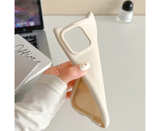 Чохол TPU Cat для Apple iPhone 12 Pro Max (6.7") Antique White